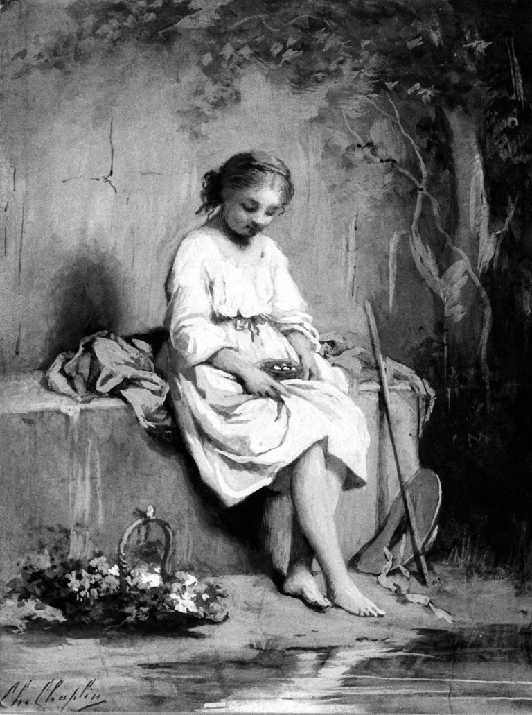 Ragazza con nido di uccelli - Walters Art Museum